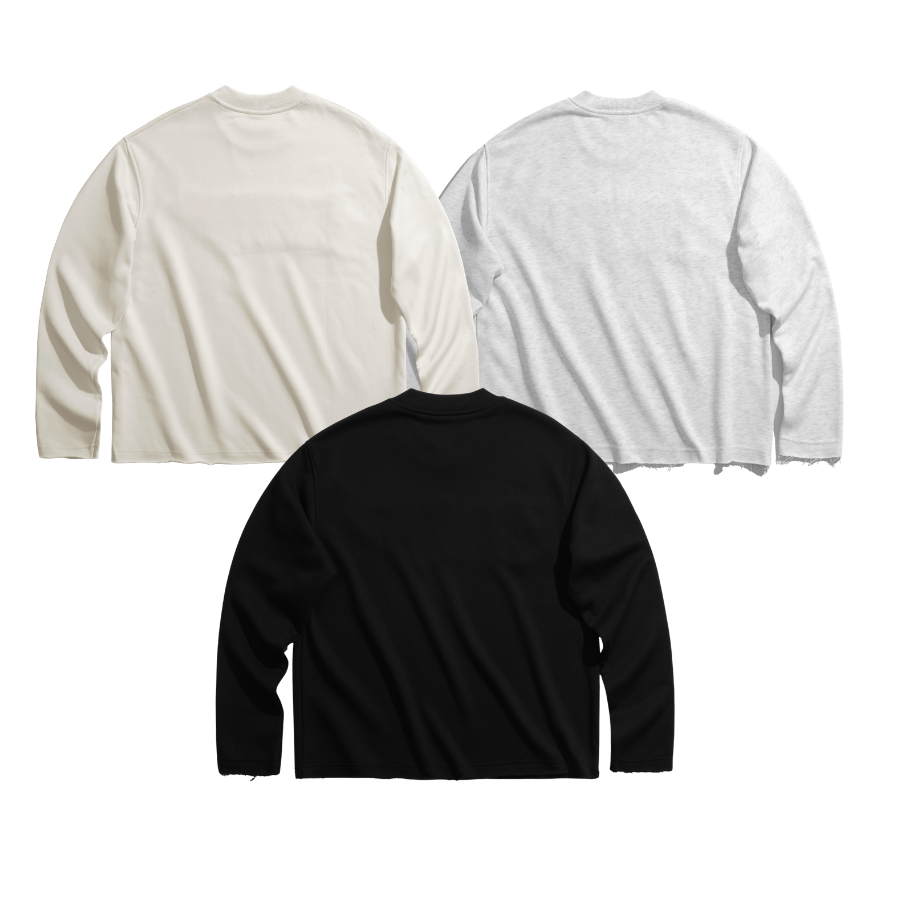 [NEW ARRIVAL] Áo Nỉ Cua Tay Dài Long Sleeve INSOMNIA Society Form Boxy  - TS058