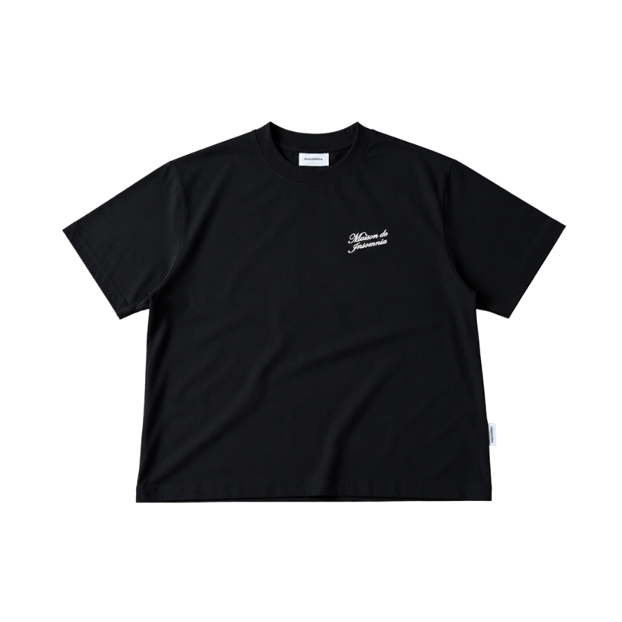 [NEW ARRIVAL] Áo Thun Boxy Thêu 3D Maison Star INSOMNIA CLUB 250Gsm Cotton - TS066