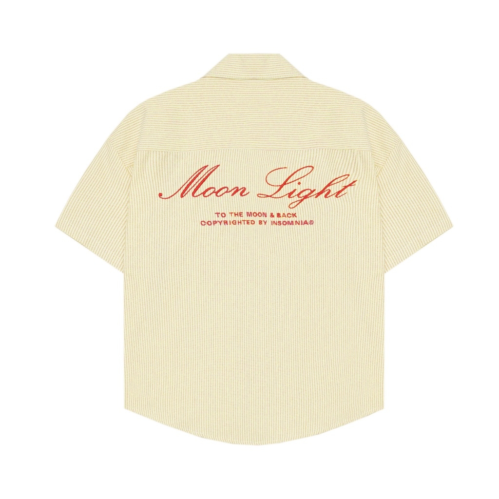 [BST HÈ 2026] Áo Sơ Mi Form Boxy INSOMNIA Moonlight Local Brand Unisex Oxford Shirt - TS020