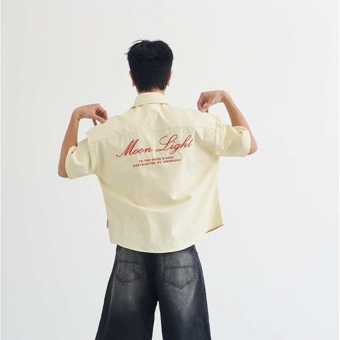 [BST HÈ 2026] Áo Sơ Mi Form Boxy INSOMNIA Moonlight Local Brand Unisex Oxford Shirt - TS020