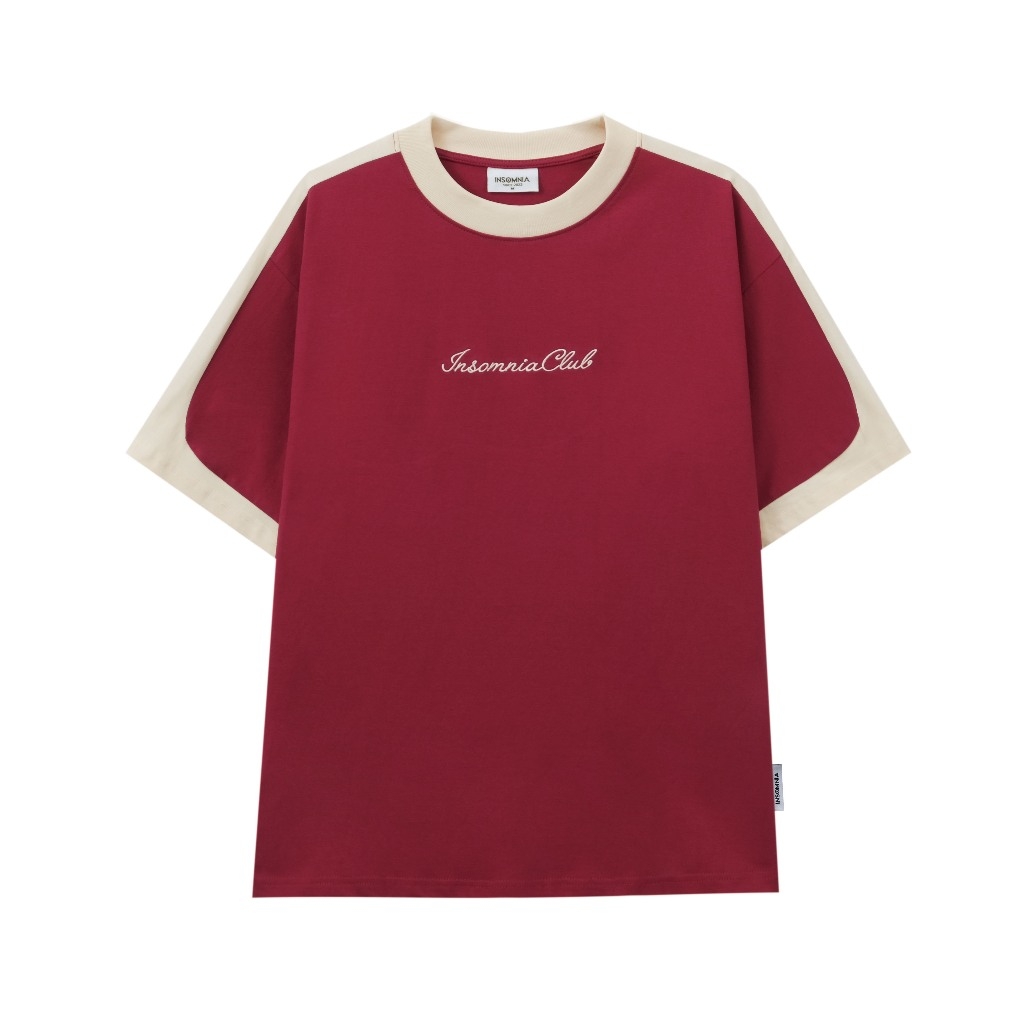 Áo Thun INSOMNIA Phối Vai Unisex Form Rộng Tay Lỡ Oversize Local Brand - TS017