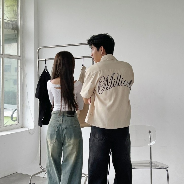 Áo Sơ Mi Boxy Millions INSOMNIA Unisex Local Brand - TS025