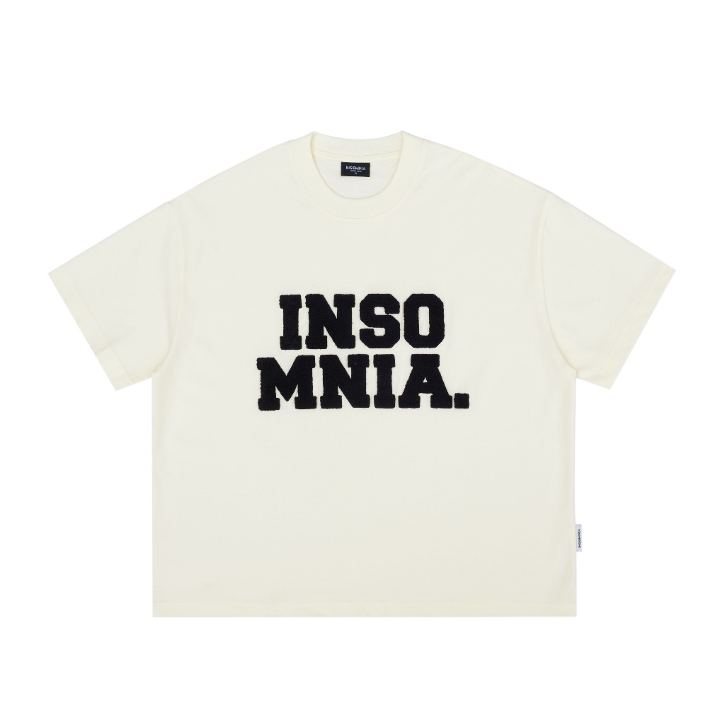 Áo Thun Boxy 280GSM Thêu Xù Ver 1 INSOMNIA Unisex Local Brand - TS026