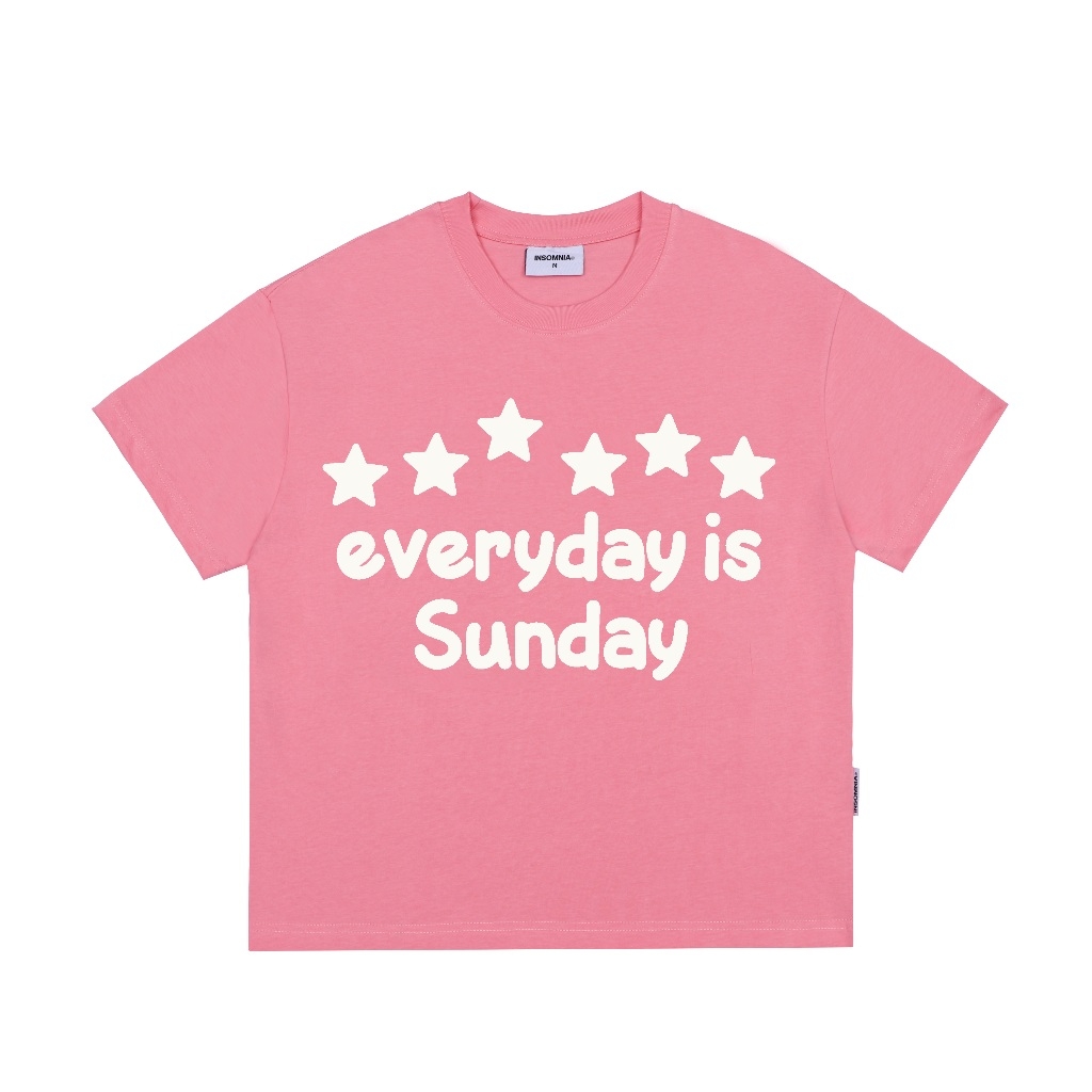 [BST HÈ 2026] Áo Thun Boxy 280GSM In Phồng Sunday INSOMNIA Local Brand Unisex - TS049