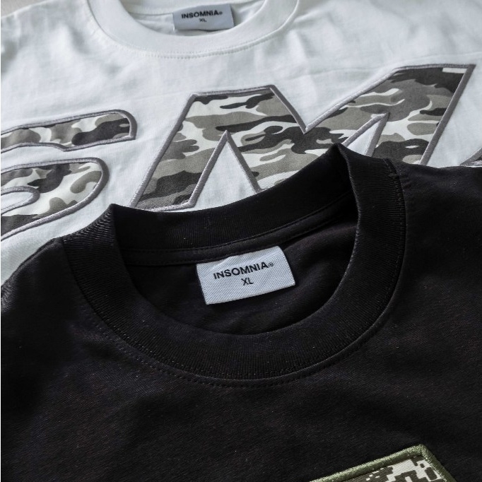 Áo Thun Boxy 280GSM Thêu Camo ISMA Unisex Local Brand - TS044