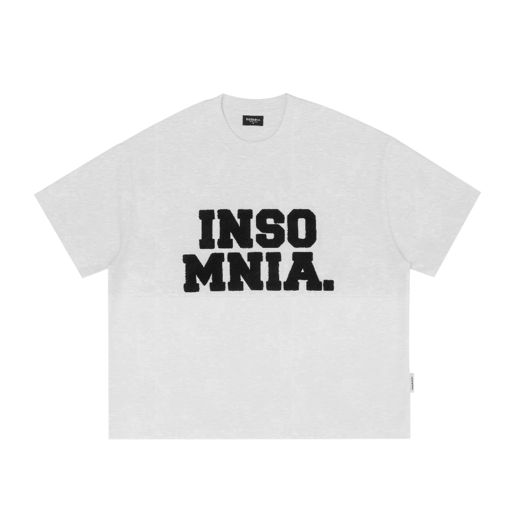 Áo Thun Boxy 280GSM Thêu Xù Ver 1 INSOMNIA Unisex Local Brand - TS026