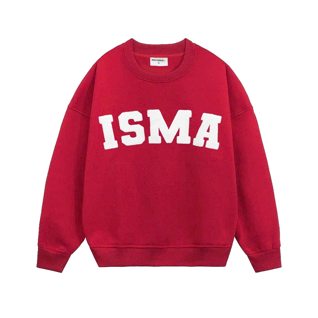Áo Nỉ Sweater Thêu Xù INSOMNIA Form Boxy Chất Nỉ Bông Nam Nữ Unisex - HD006