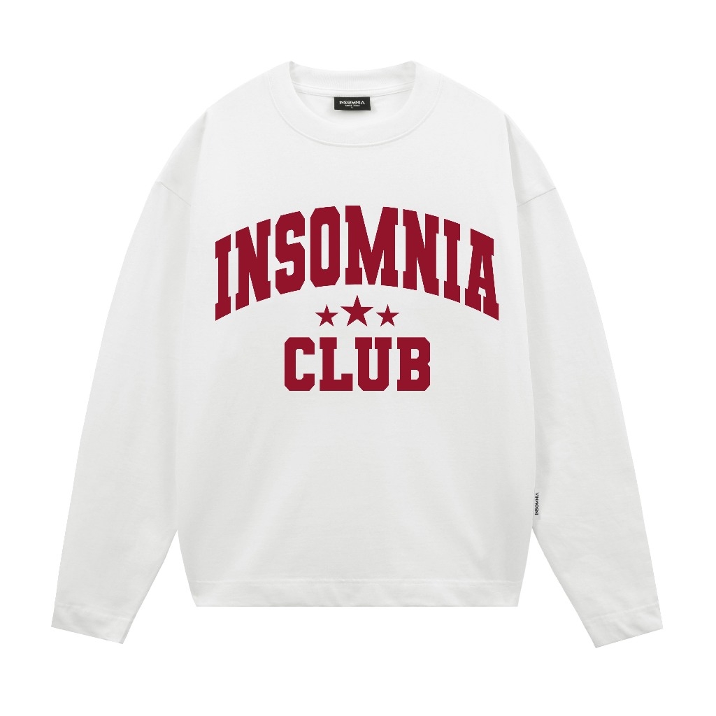 Áo Thun Dài Tay INSOMNIA Cotton Form Rộng Unisex Local Brand - TS034