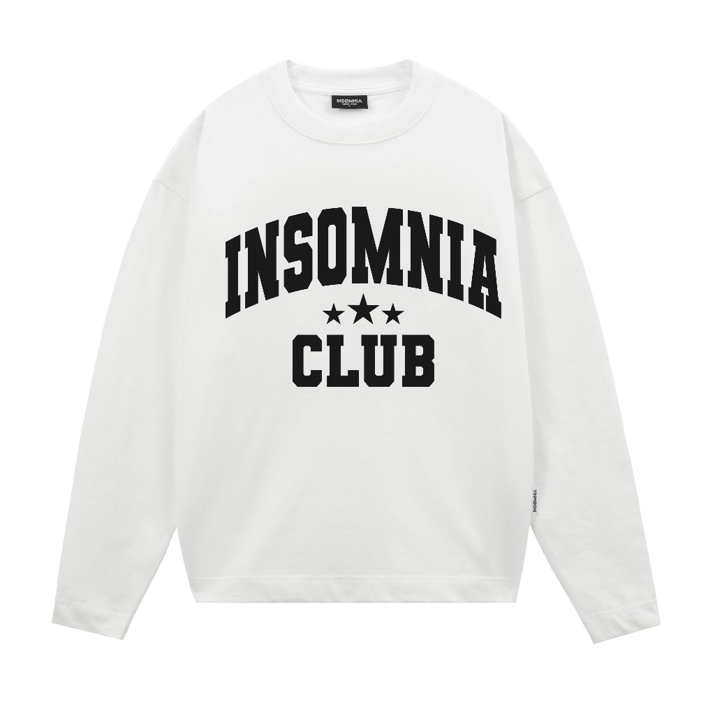 Áo Thun Dài Tay INSOMNIA Cotton Form Rộng Unisex Local Brand - TS034