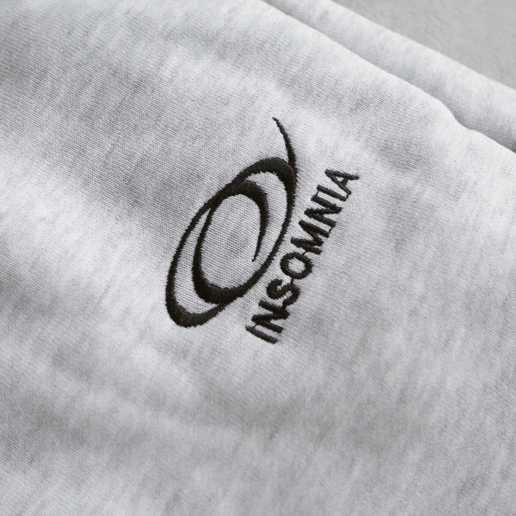 Quần Short Logo Thêu INSOMNIA Chất Nỉ Bông Dày Dặn Form Rộng Unisex - PS015