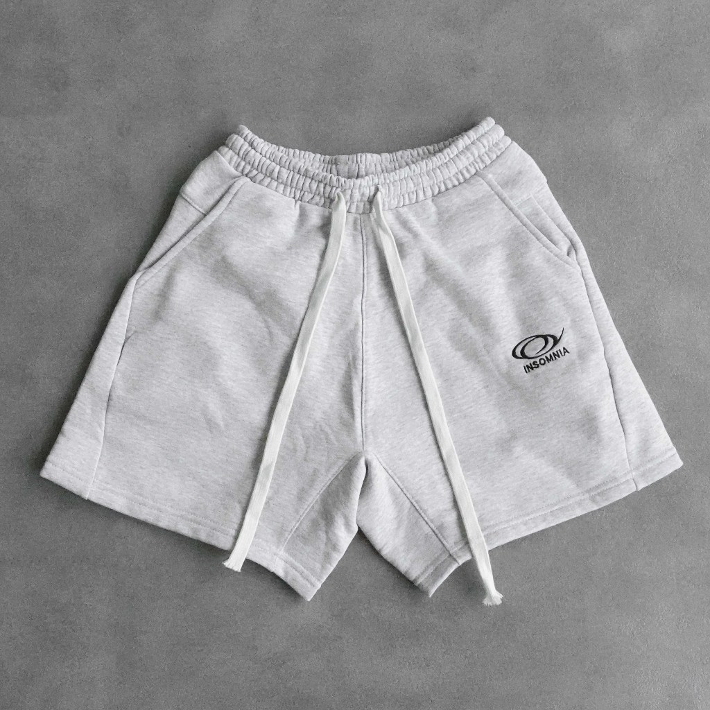 Quần Short Logo Thêu INSOMNIA Chất Nỉ Bông Dày Dặn Form Rộng Unisex - PS015