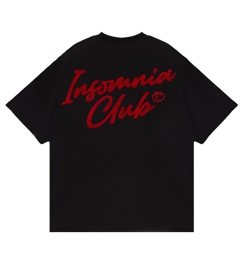 Áo Thun Boxy 280GSM Thêu Xù Ver 2 INSOMNIA Unisex Local Brand - TS029