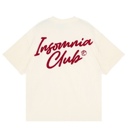 Áo Thun Boxy 280GSM Thêu Xù Ver 2 INSOMNIA Unisex Local Brand - TS029