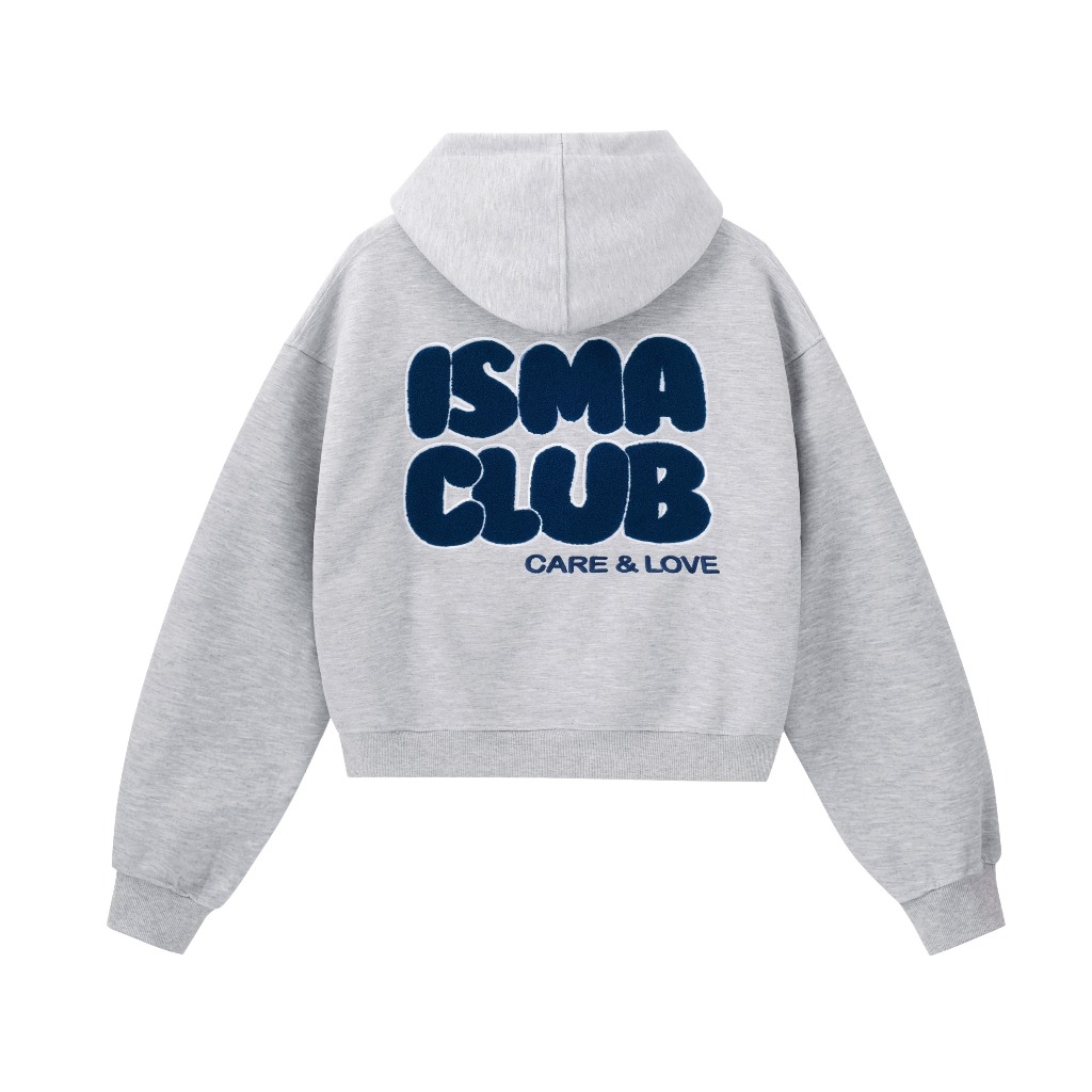 Áo Hoodie Zip 2 Da Thêu Xù Care & Love INSOMNIA Form Boxy - HD010