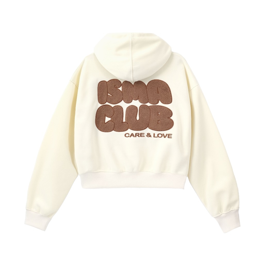 Áo Hoodie Zip 2 Da Thêu Xù Care & Love INSOMNIA Form Boxy - HD010