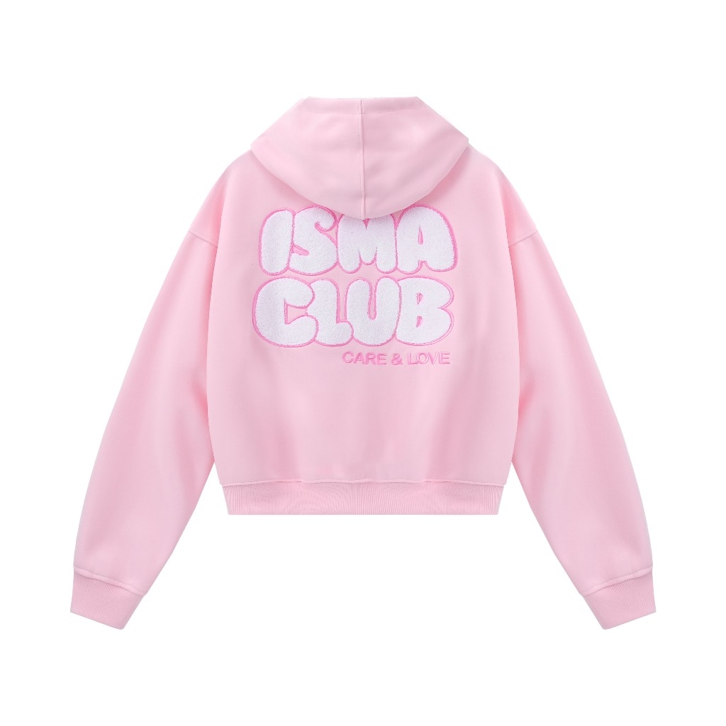 Áo Hoodie Zip 2 Da Thêu Xù Care & Love INSOMNIA Form Boxy - HD010
