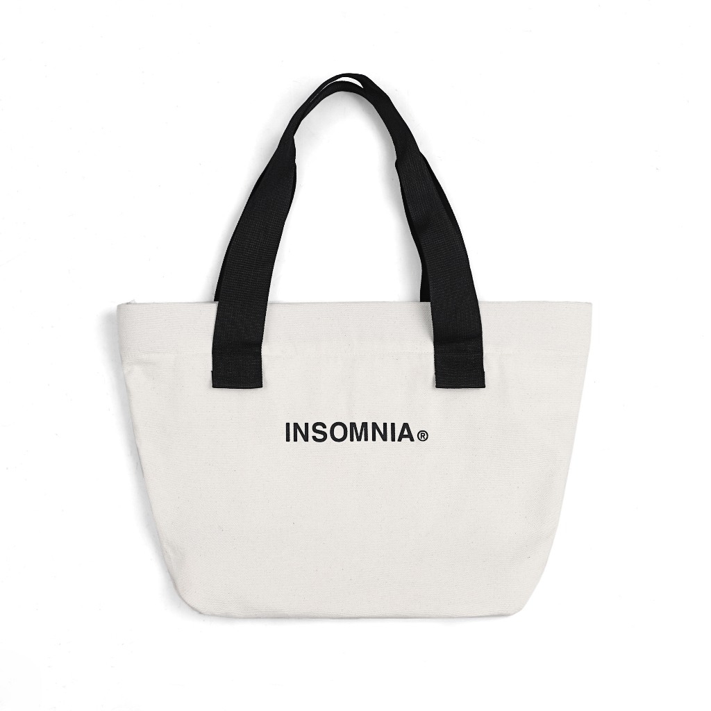Túi Tote Daily Vải Bố Canvas INSOMNIA Form To Có Khóa Kéo
