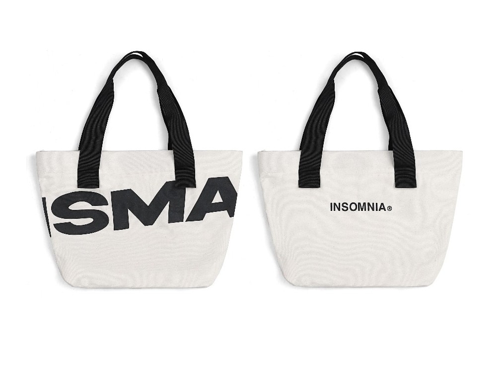 Túi Tote Daily Vải Bố Canvas INSOMNIA Form To Có Khóa Kéo