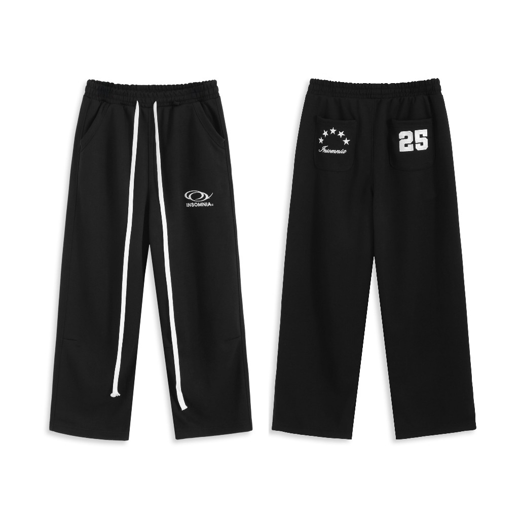 Quần Dài Nỉ 2 Da Form Rộng INSOMNIA Unisex - PS016