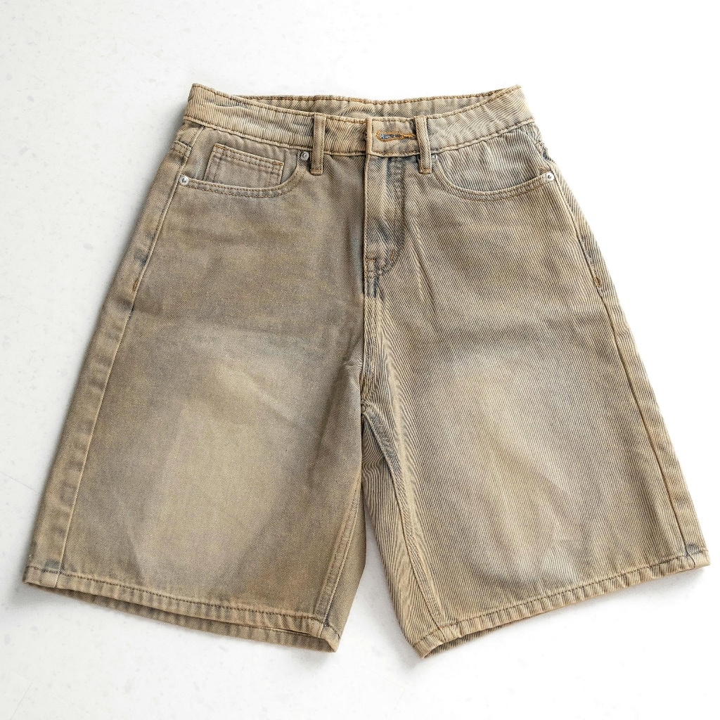 Quần Jean Wash INSOMNIA Form Lửng Ống Rộng Unisex - PS021
