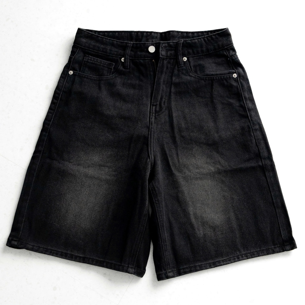 Quần Jean Wash INSOMNIA Form Lửng Ống Rộng Unisex - PS021