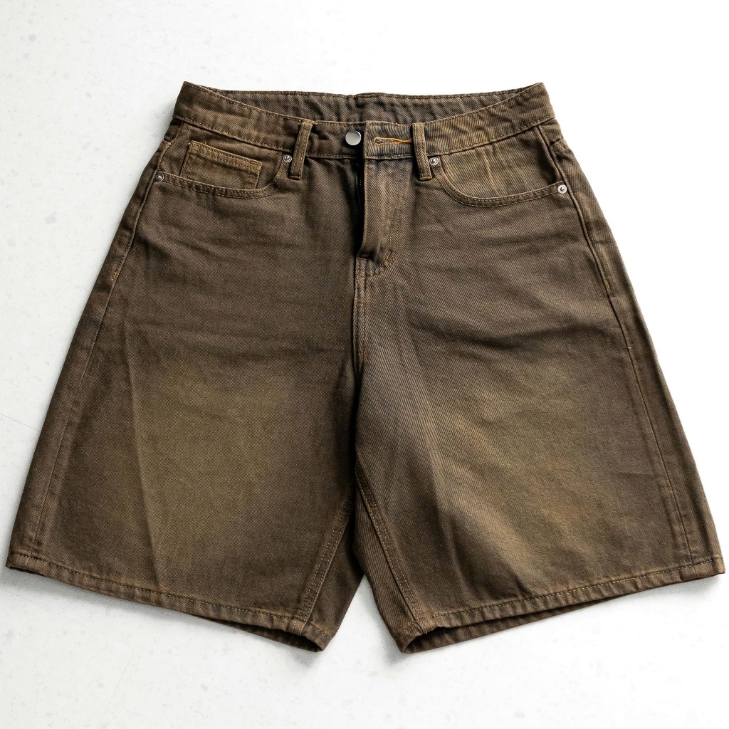 Quần Jean Wash INSOMNIA Form Lửng Ống Rộng Unisex - PS021