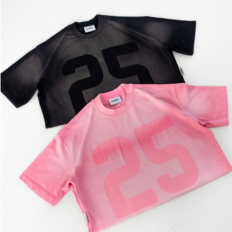 Áo Thun Wash Số 25 INSOMNIA Form Oversize Unisex - TS048