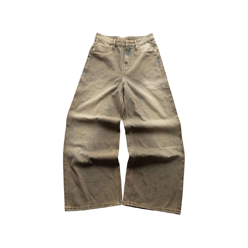 Quần Jean Wash INSOMNIA Ống Suông Rộng Unisex - PS020