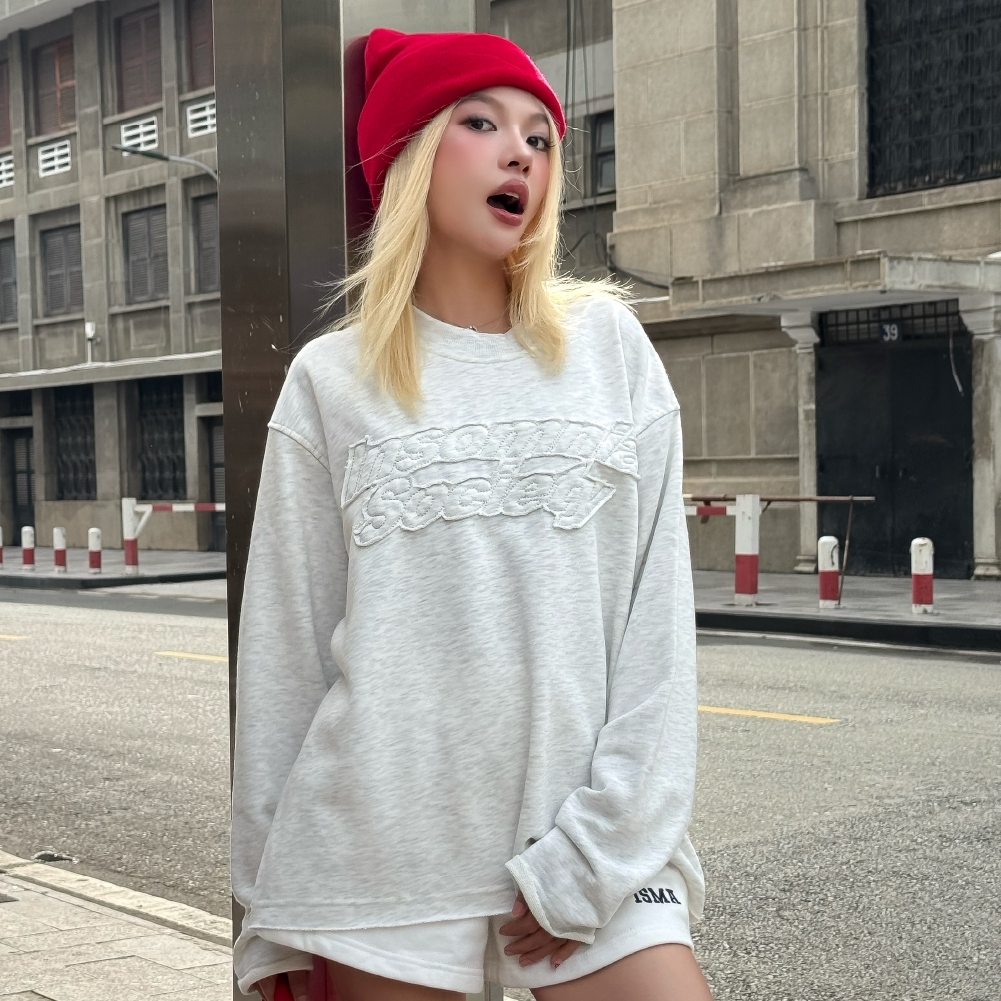 [NEW ARRIVAL] Áo Nỉ Cua Tay Dài Long Sleeve INSOMNIA Society Form Boxy  - TS058