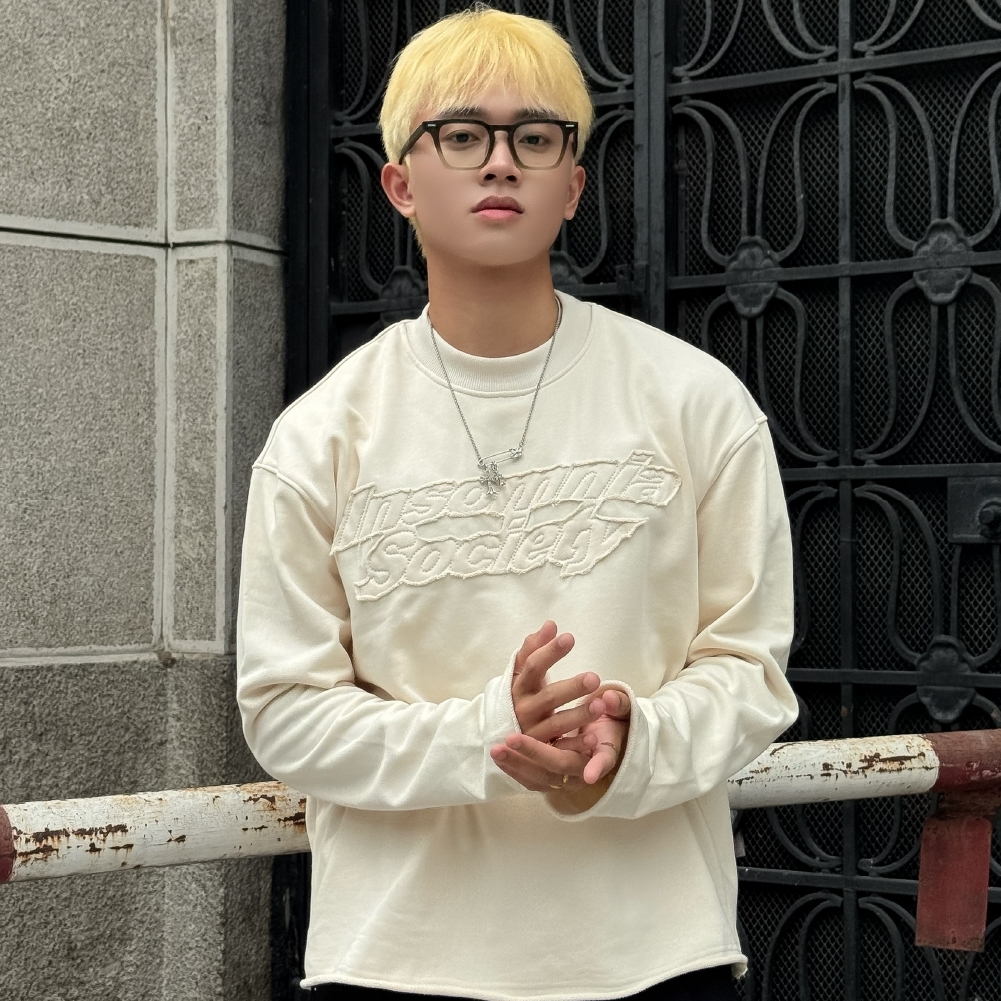 [NEW ARRIVAL] Áo Nỉ Cua Tay Dài Long Sleeve INSOMNIA Society Form Boxy  - TS058