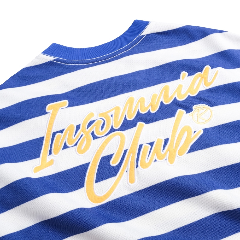 [NEW ARRIVAL] Áo Thun Sọc Thêu Đắp Chữ INSOMNIA Form Boxy Unisex - TS059