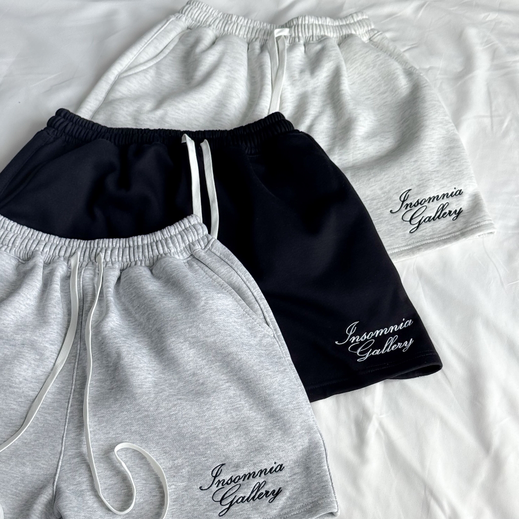 [NEW ARRIVAL] Quần Short Nỉ Bông INSOMNIA Gallery Form Ngắn Trên Gối Unisex Local Brand - PS027