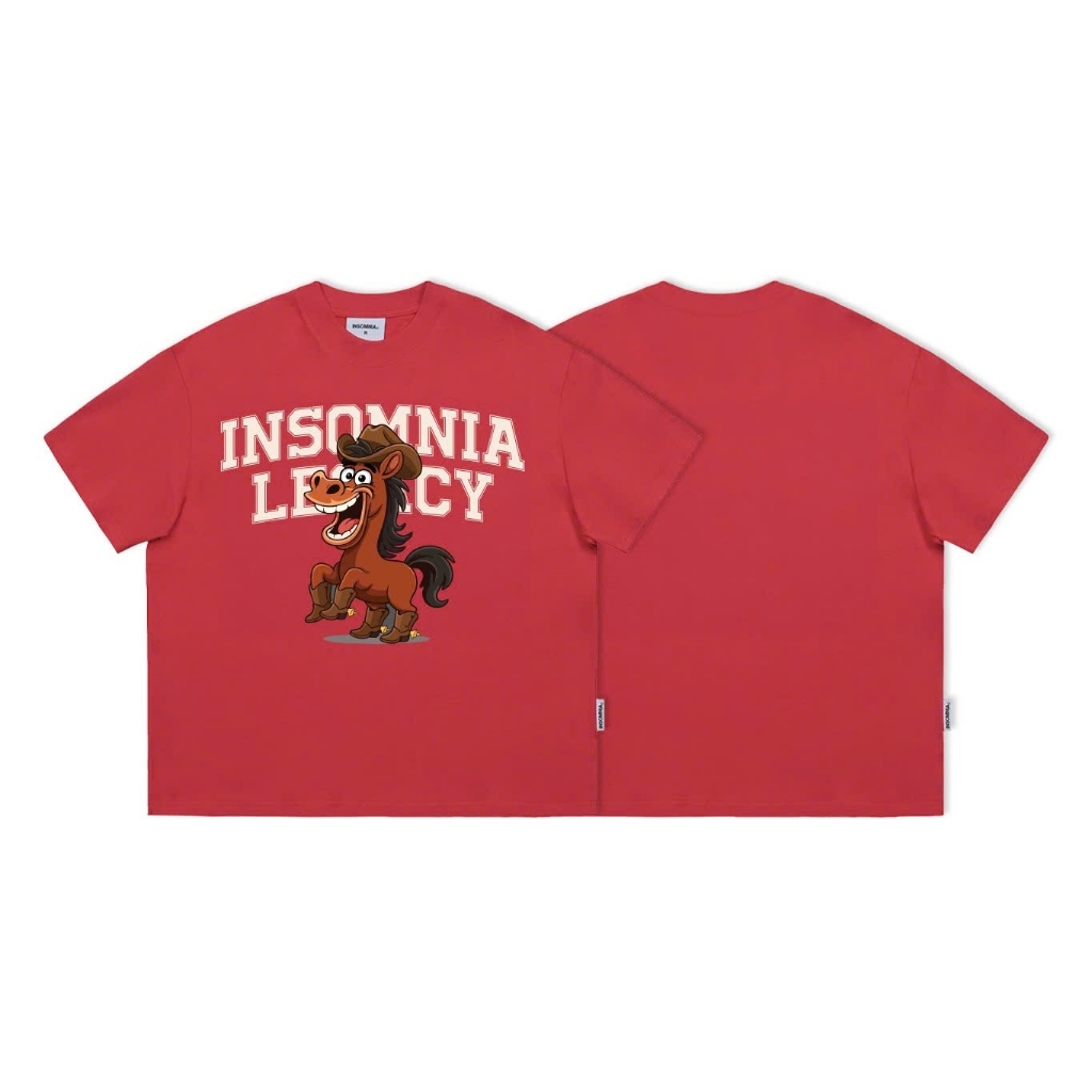 [NEW ARRIVAL] Áo Thun Boxy INSOMNIA LEGACY In Bính Ngọ Cotton Premium  - TS071