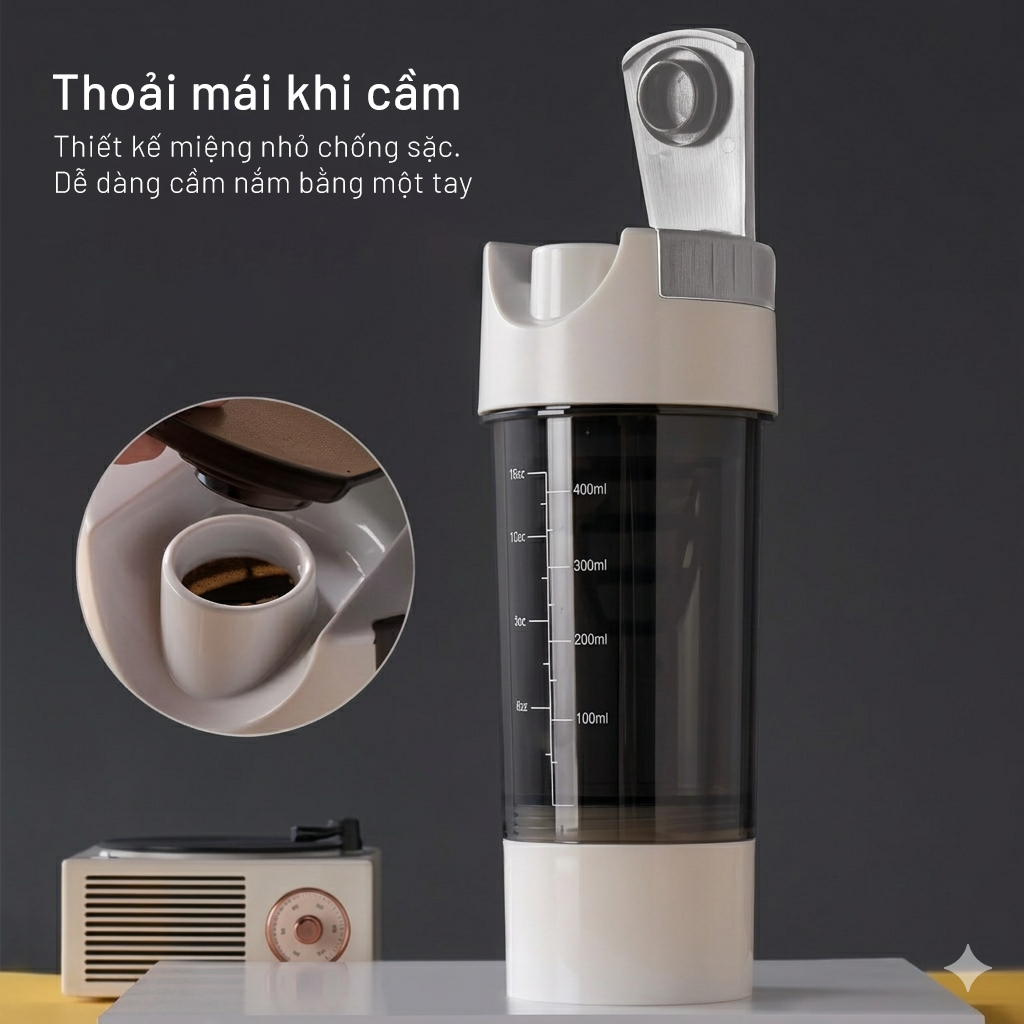 ASN SHAKER - BÌNH LẮC WHEY