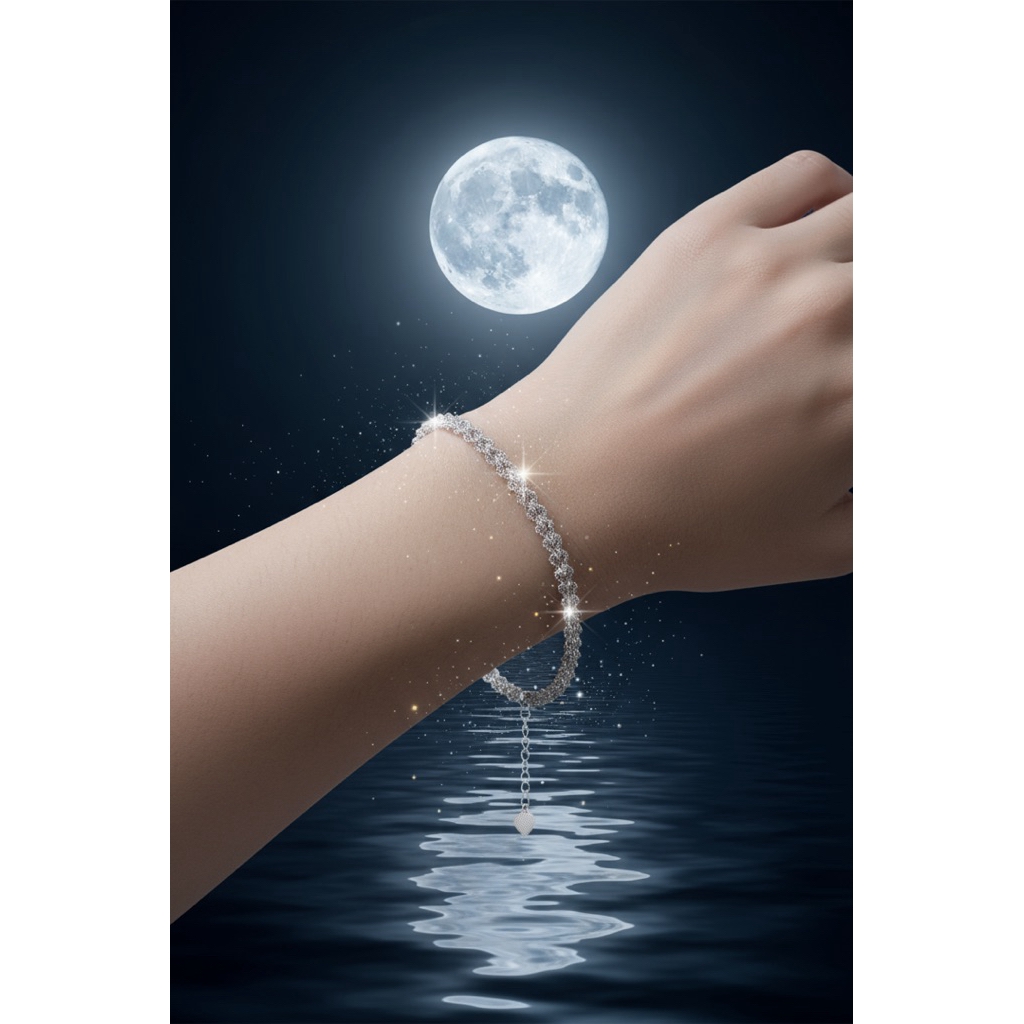 Lắc tay bạc 925 đuôi phượng sợi nhỏ Luna Jewelry
