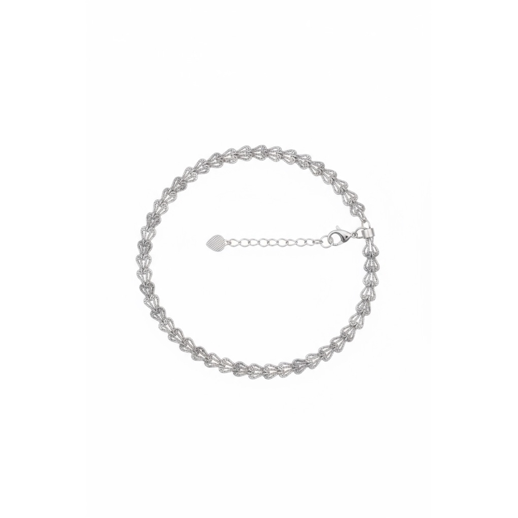 Lắc tay bạc 925 đuôi phượng sợi nhỏ Luna Jewelry