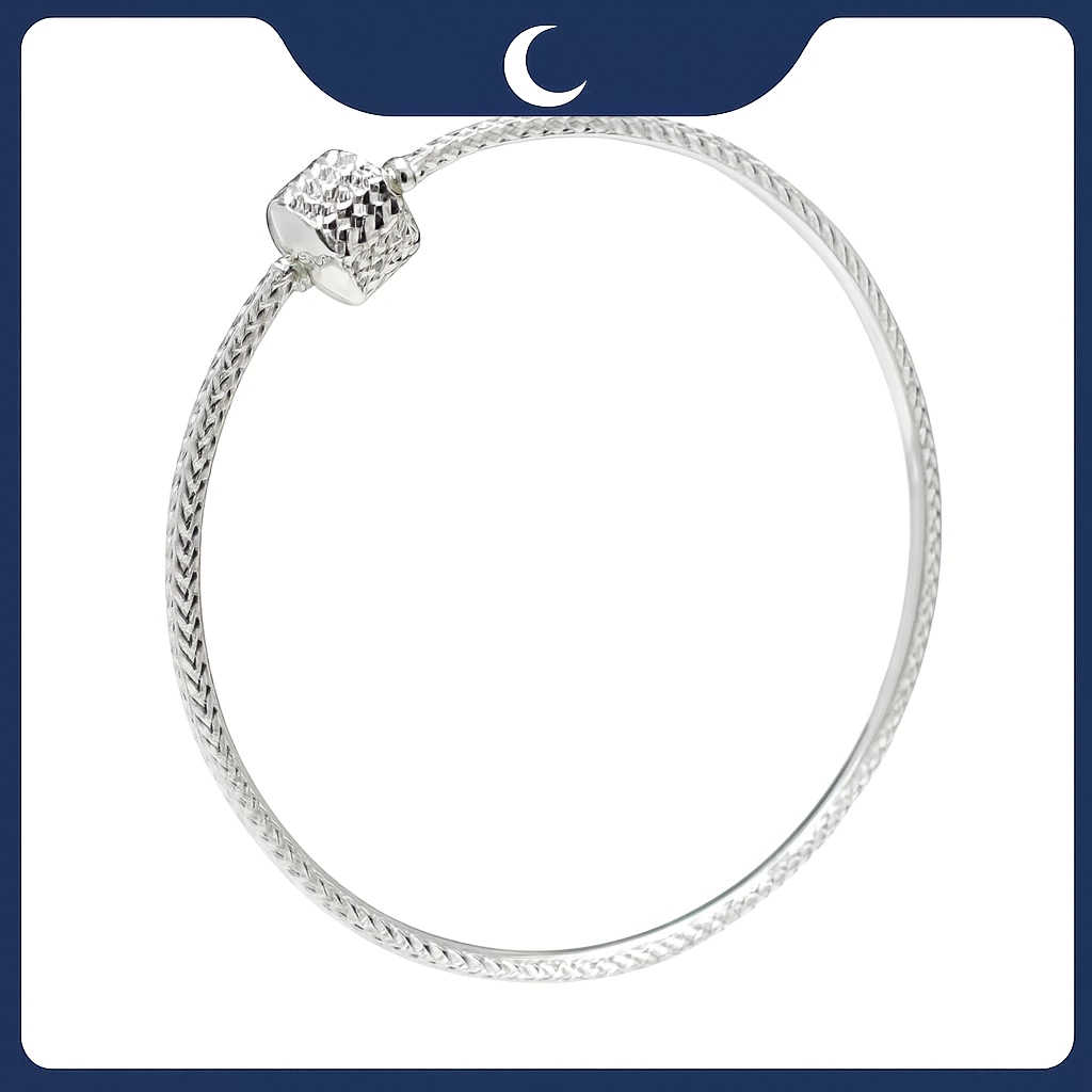 Vòng tay charm bạc 925 cơ bản Luna Jewelry