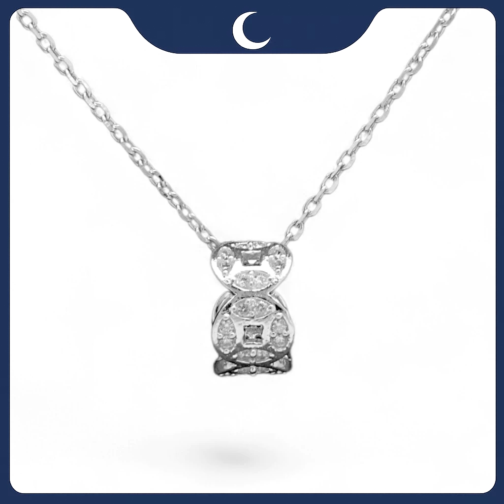 Charm bạc 925 vòng xoay kim tiền Luna Jewelry