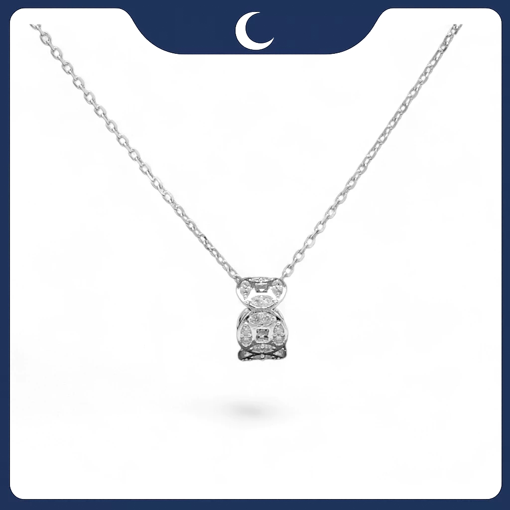 Charm bạc 925 vòng xoay kim tiền Luna Jewelry