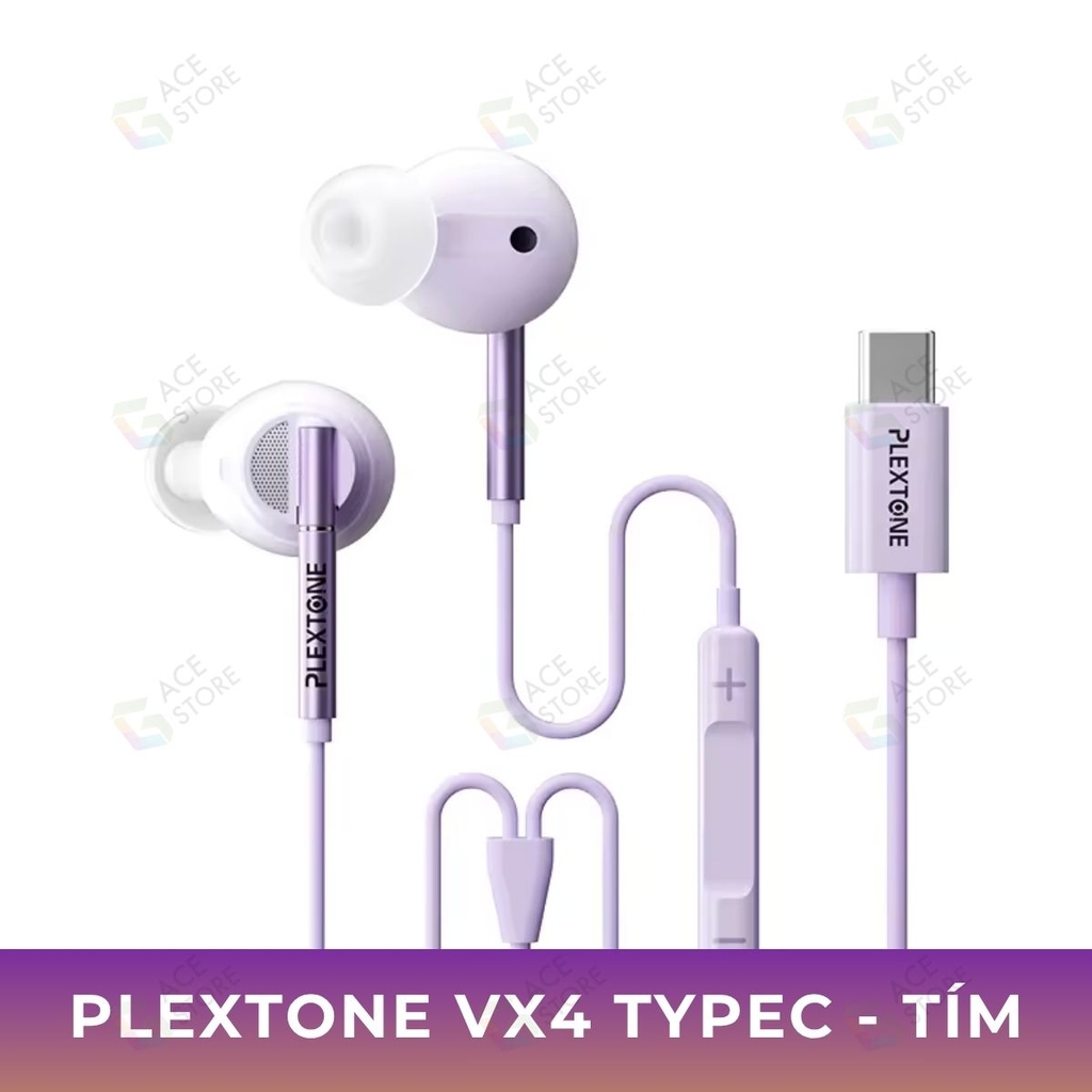 Tai Nghe Gaming Plextone VX4 – In-Ear Có Dây, Nhiều Màu