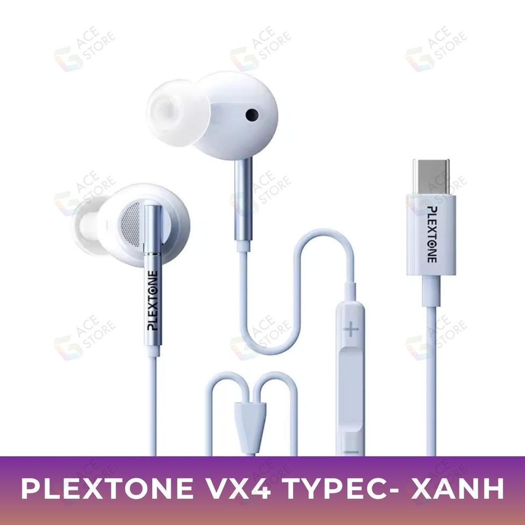 Tai Nghe Gaming Plextone VX4 – In-Ear Có Dây, Nhiều Màu