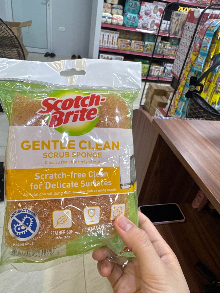 Cước cọ rửa siêu sạch có mút