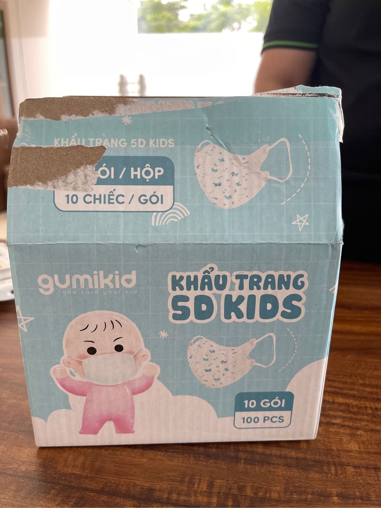 Khẩu trang 5s kids 4-10tuổi -túi 10c