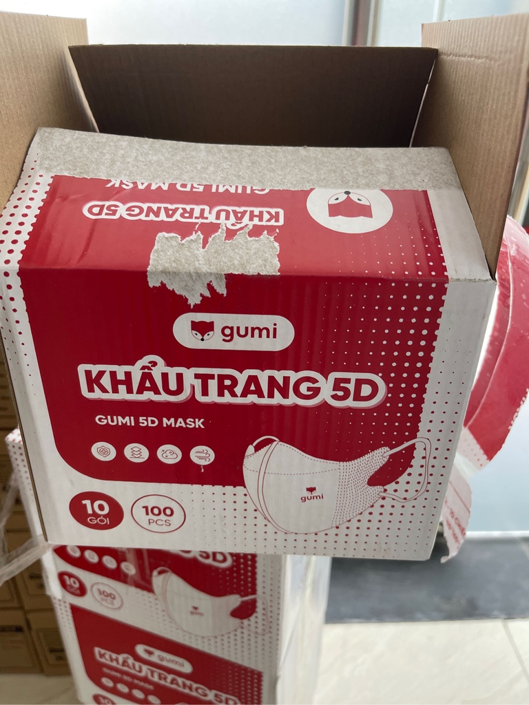Khẩu trang Gumi 5d mask 10chiếc