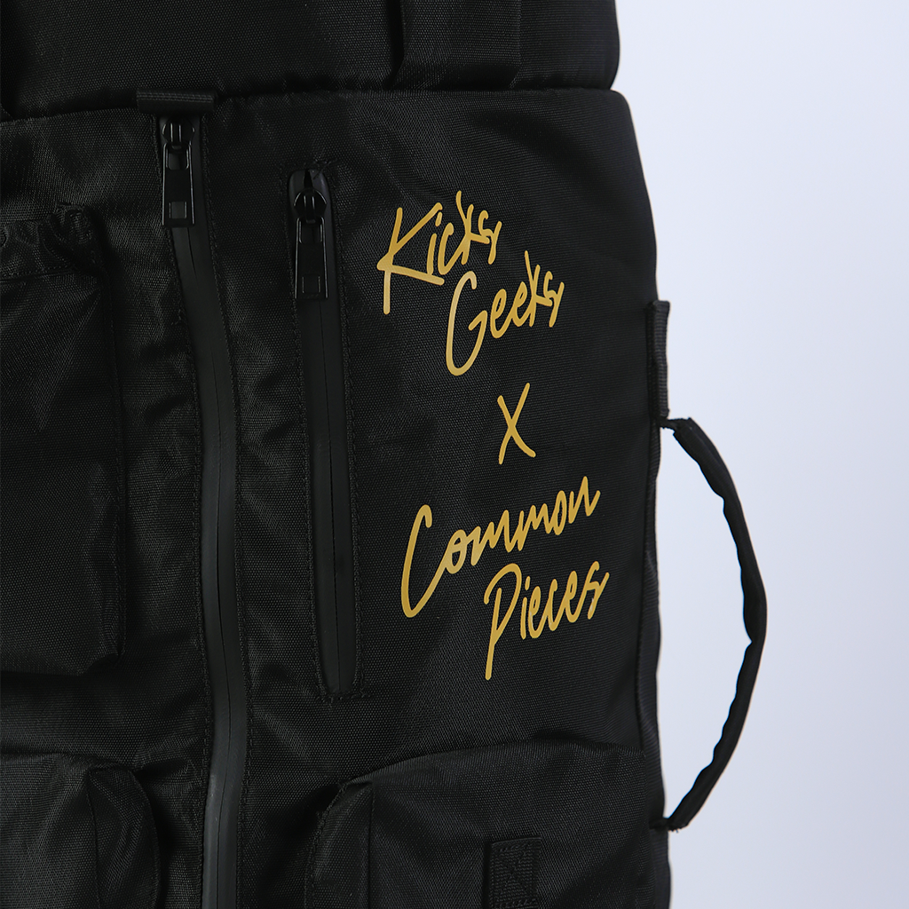 Balo thể thao COMMON PIECES X KICKSGEEKS - Utility Backpack bản chữ vàng
