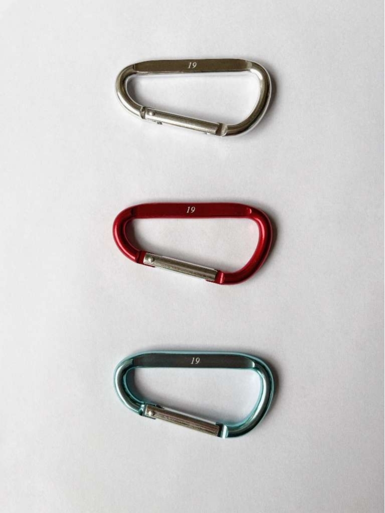 Móc khóa COMMON PIECES - 19 Carabiner, móc treo balo cao cấp, được làm bằng hợp kim cao cấp