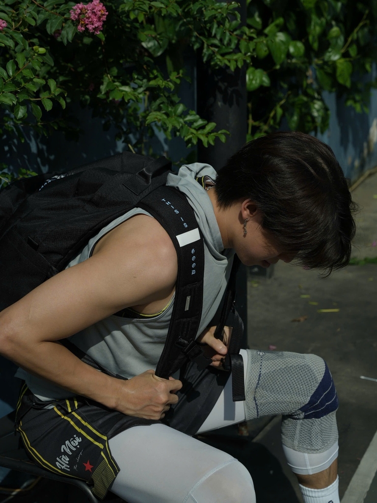 Balo thể thao COMMON PIECES X PHU HOANG -  Stand Backpack - Perseverance Collection, Vải dù chống nước, Balo laptop-BS02