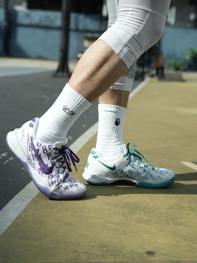 Tất Thể Thao, Bóng Rổ, Bóng Đá, Pickle Ball  - Prime Performance Socks - Common Pieces SS25 - Trắng