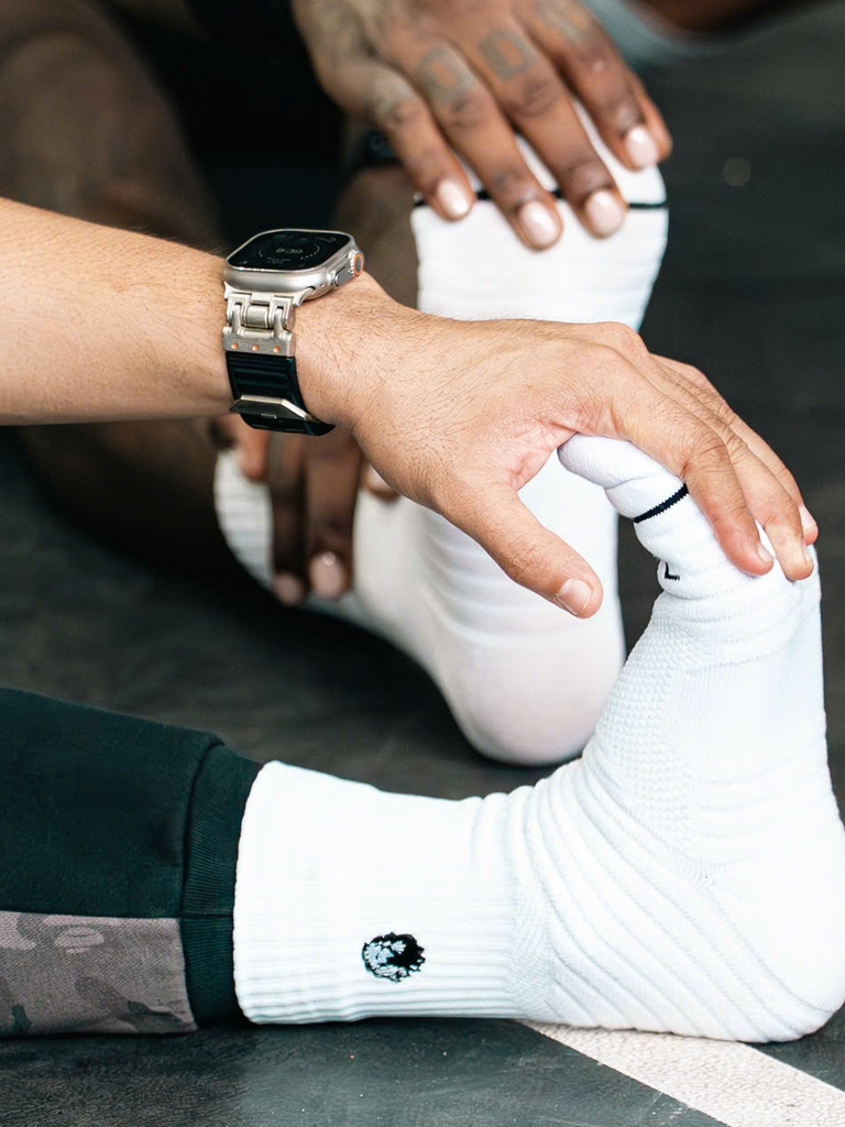 Tất Thể Thao, Bóng Rổ, Bóng Đá, Pickle Ball  - Prime Performance Socks - Common Pieces SS25 - Trắng