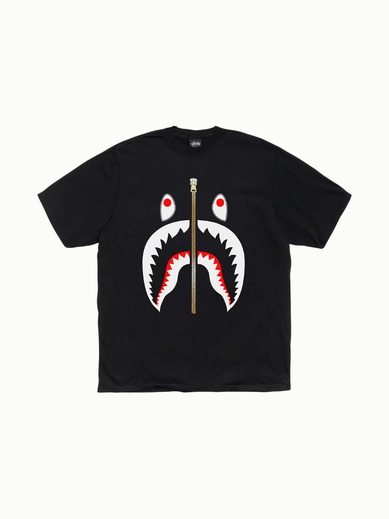 Stussy x BAPE Shark Tee